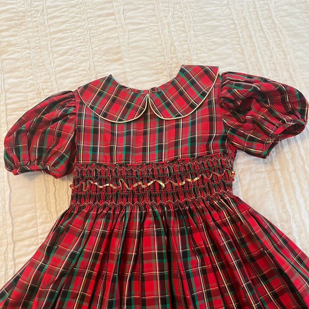 Holiday dress - Christmas plaid size 4 - Picture 2 of 6
